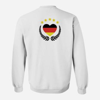 Hand AufS Herz  5 Sterne Fan Sweatshirt - Seseable