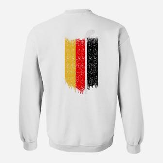 Herren Sweatshirt Belgien-Flagge Grunge-Stil, Abstraktes Design Tee - Seseable
