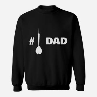 1 Dad Number 1 Fathers Day Gift Sweat Shirt - Seseable