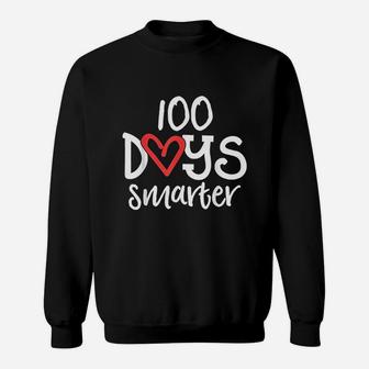 100 Days Smarter 100th Day Of Kindness Teacher Sweat Shirt - Seseable
