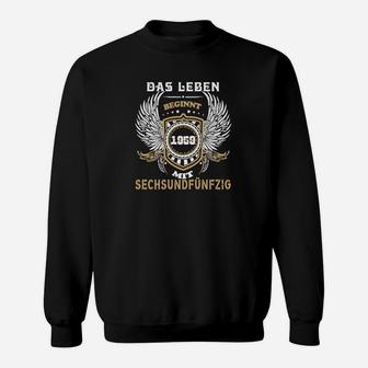 1959 Das Leben Beginnt Mit 56 Sweatshirt - Seseable