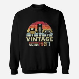 1987 Vintage Birthday Sweat Shirt | Seseable UK