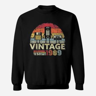 1989 Vintage Birthday Gift Sweat Shirt - Seseable