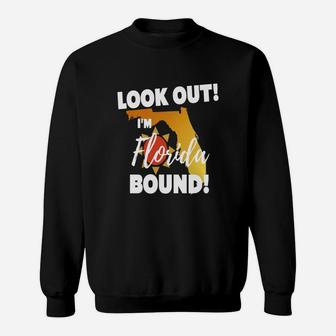 40 Familylook Out I'm Florida Bound Family Vacation Funny T-shirt Sweat Shirt - Seseable