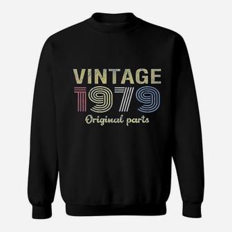 42nd Birthday Gift Retro Birthday Vintage 1979 Original Parts Sweat Shirt - Seseable