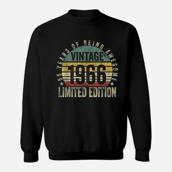 56 Year Old Gifts Vintage 1966 56th Birthday Sweat Shirt | Seseable UK