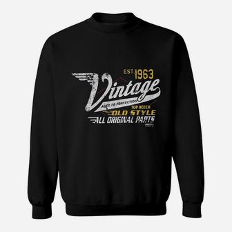 58th Birthday Vintage 1963 Aged To Perfection Sweat Shirt - Seseable