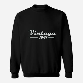 80th Birthday Gift Vintage 1941 Retro Sweat Shirt - Seseable