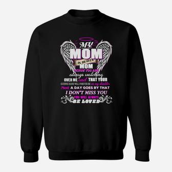 A Message To My Mom In Heaven Mothers Day New Gift Sweat Shirt
