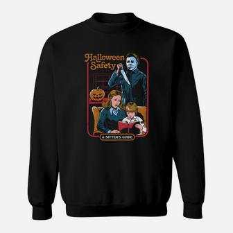 A Sitter Guide Halloween Safety Sweat Shirt - Seseable