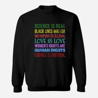 Activist Equality Social Justice Quote Slogan Gift Sweatshirt - Seseable