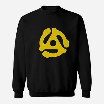 Adapter Vintage Turntable Yellow Sweat Shirt - Seseable