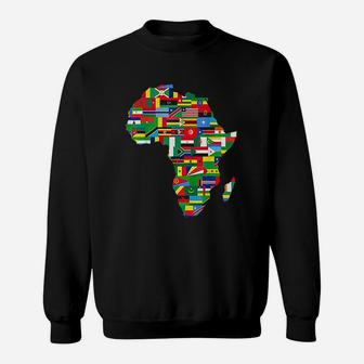 Africa Proud African Country Flags Continent Love Sweat Shirt