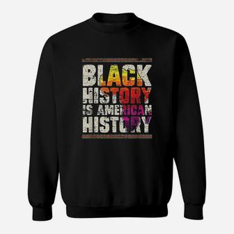 African Roots Pride Black Americans Gift Black History Month Sweatshirt - Seseable