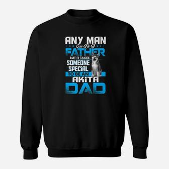 Akita Dad Dog Lovers Fathers Day Dog Lover Gif Sweat Shirt - Seseable