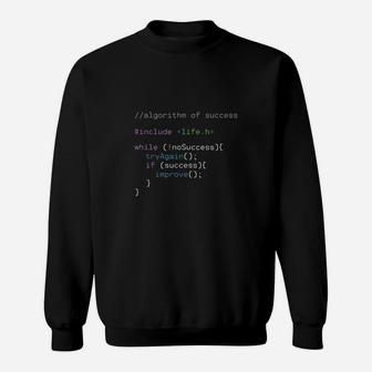 Algorithm Of Success For Programmer Sweatshirt - Seseable