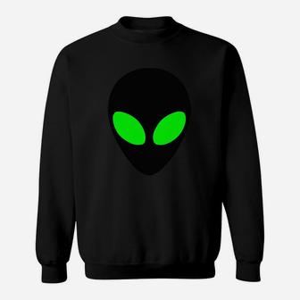 Alien Head Colored Eyes T-shirt Sweat Shirt - Seseable