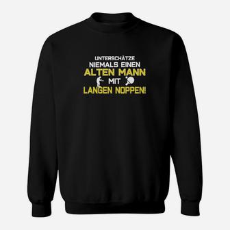 Alter Mann Mit Langen Noppen Sweatshirt - Seseable