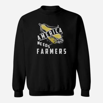 America Needs Farmer Sweat Shirt - Seseable