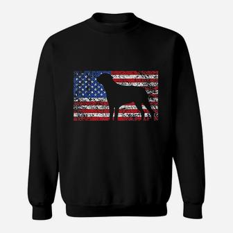 American Flag Rottweiler Dog 4th Of July Usa Gift Sweat Shirt - Seseable