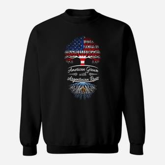 American Grown With Argentinian Roots T-shirts Sweat Shirt - Seseable