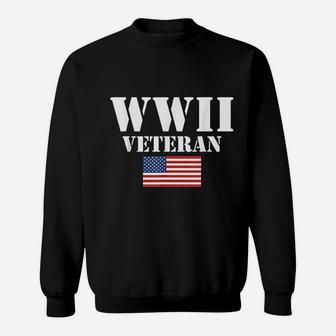 American Patriot Wwii Veteran Military World War 2 Sweat Shirt - Seseable