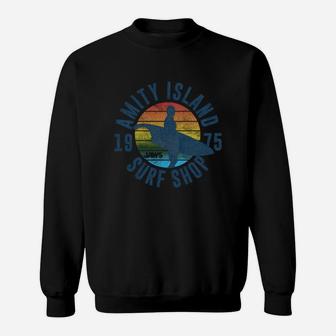 Amity Island Surf Shop 1975 Retro Sweatshirt - Seseable