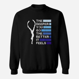 Apnoea Diving Freediving Deep Sea Diving Diver Gift Sweat Shirt - Seseable