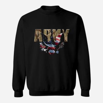 Armed Forces Gear Army Eagle Sweat Shirt - Seseable
