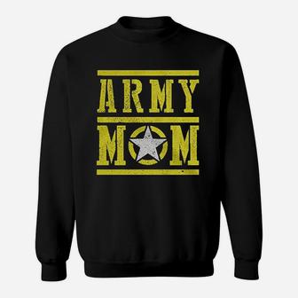 Army Mom Graphic Proud Gift For Mom Mothers Day Sweat Shirt - Seseable