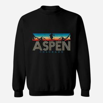 Aspen Colorado Ski Vintage Sweat Shirt | Seseable CA