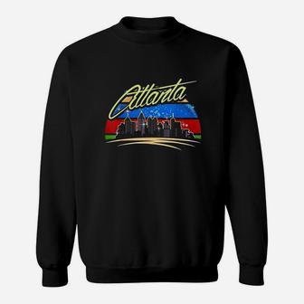 Atlanta City Retro Vintage Sweat Shirt - Seseable