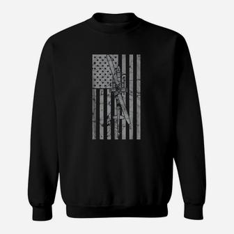 Attack Helicopter Military Vintage Flag Sweat Shirt - Seseable