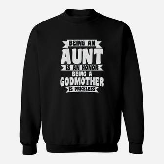 Aunt And Godmother Gifts For Aunts From Niece Sweat Shirt - Seseable