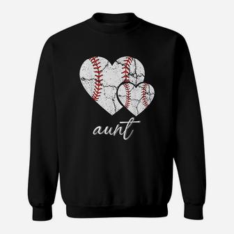 Aunt Mothers Day Baseball Sweat Shirt - Seseable
