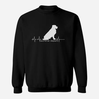 Australien Shepherd Herzschlag Sweatshirt - Seseable