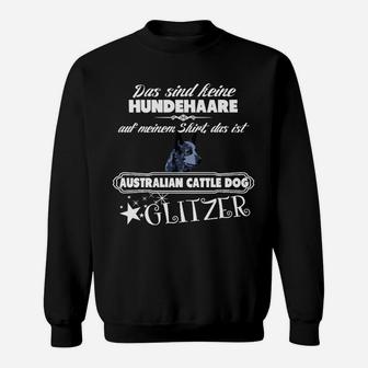 Austritt Rinderhund Glitzer Sweatshirt - Seseable