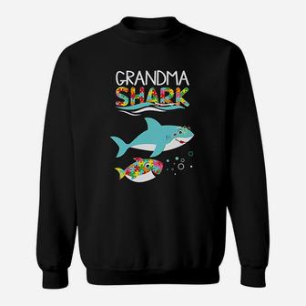 Autsm Shimatching For Family Shark Outfit Puzzle Sweat Shirt - Seseable