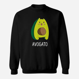 Avagato Cat Design Sweat Shirt - Seseable