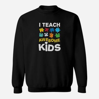 Autism Awareness Puzzle Graphic Sweat Shirt - Seseable
