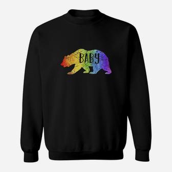 Baby Bear Rainbow Lgbt T-shirt - Lesbian Gay Pride Gift Sweatshirt - Seseable