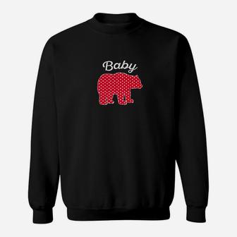 Baby Bear Red Matching Family Pajama Gift Sweat Shirt - Seseable