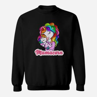Baby Shower Gift Mamacorn Unicorn Mom With Unicorn Baby Sweat Shirt | Seseable UK