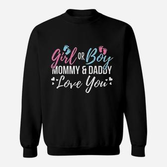 Baby Shower Party Matching Announcement Mom Dad Sweat Shirt - Seseable