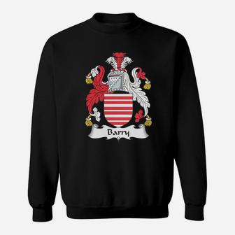 Barry Coat Of Arms Irish Family Crests Sweat Shirt - Seseable