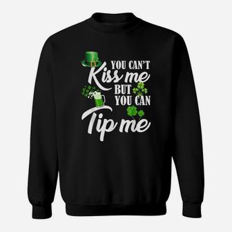 Bartender You Cant Kiss Me But You Can Tip Me Sweat Shirt - Seseable