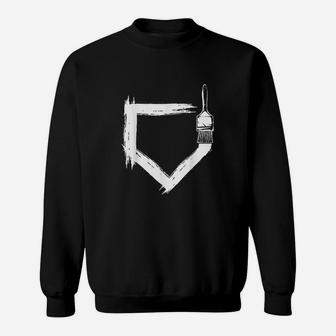 Baseball Inspired Baseball Player Related Gift Sweatshirt - Seseable
