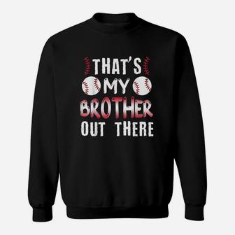 Baseball Sister Cute Baseball Gift For Sisters Sweat Shirt - Seseable