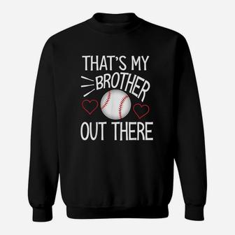 Baseball Sister Cute Baseball Gift Sweat Shirt - Seseable