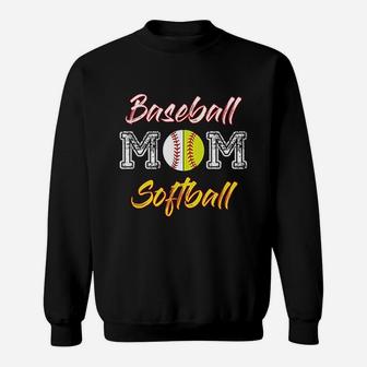 Baseball Softball Mom Sweat Shirt - Seseable